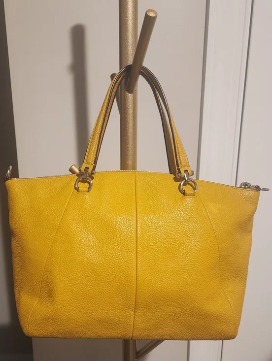 Coach Prairie Satchel - Mustard GUC - Picture 3 of 7